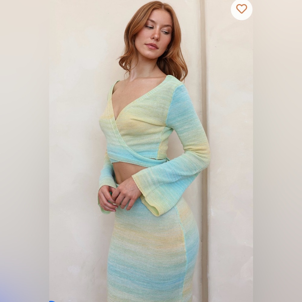 NWT Dippin Daisys Leena Skirt & Elize Cover Up Sweater Set - L - Picture 8 of 9